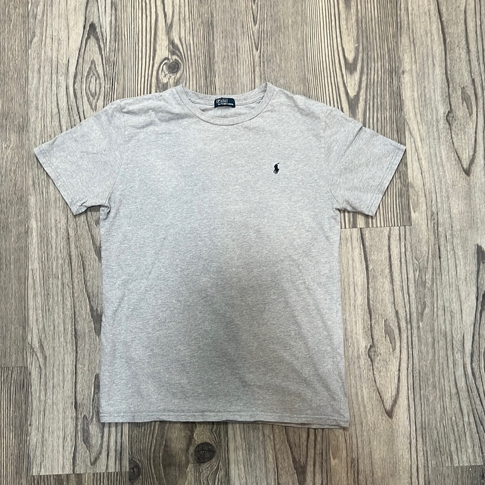 POLO BY RALPH LAUREN MEN’S “GRAY CLASSIC COTTON TEE-SHIRT”